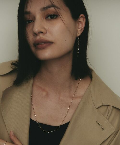 COCOSHNIK / ココシュニック ネックレス・ペンダント・チョーカー | K10シースルーフラット ネックレス（60cm） | 詳細7