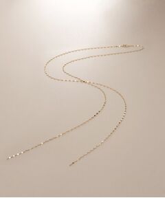 COCOSHNIK / ココシュニック ネックレス・ペンダント・チョーカー | K10フラワークロスフリンジY ネックレス