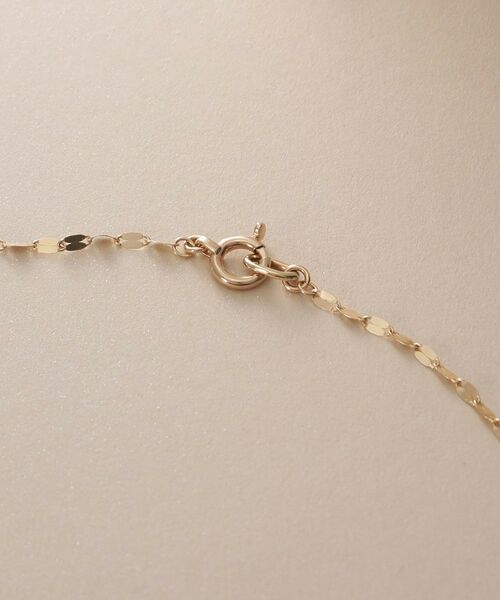 COCOSHNIK / ココシュニック ネックレス・ペンダント・チョーカー | K10フラワークロスフリンジY ネックレス | 詳細3