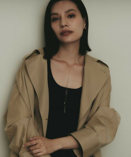 COCOSHNIK / ココシュニック ネックレス・ペンダント・チョーカー | K10フラワークロスフリンジY ネックレス | 詳細6