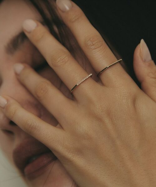 COCOSHNIK / ココシュニック リング | K10スロープ リング | 詳細7