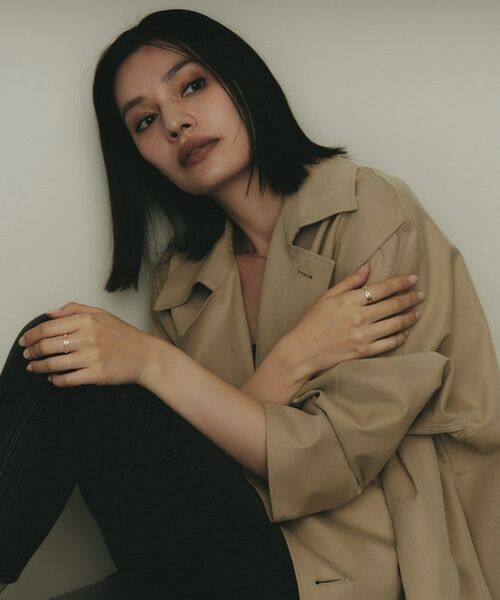 COCOSHNIK / ココシュニック リング | K10ダイヤモンド シフテッドオーバーラップ リング | 詳細5