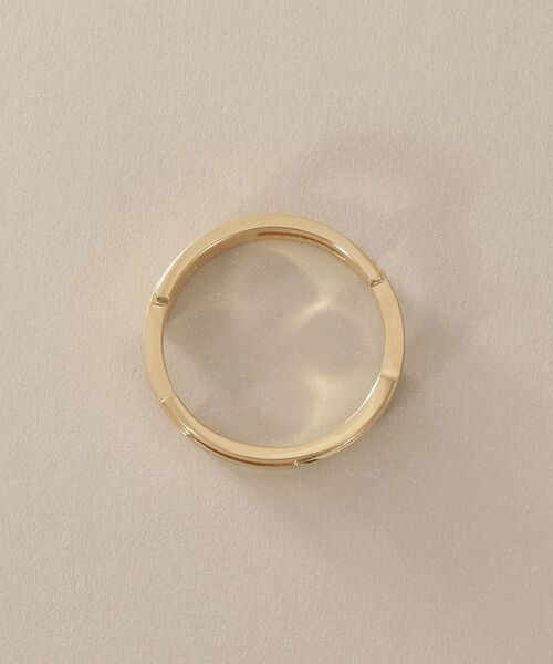 COCOSHNIK / ココシュニック リング | K10シフテッドオーバーラップ リング | 詳細3