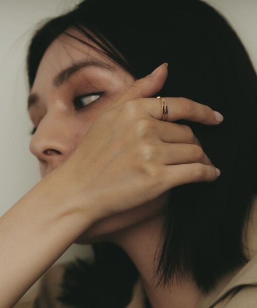 COCOSHNIK / ココシュニック リング | K10シフテッドオーバーラップ リング | 詳細6