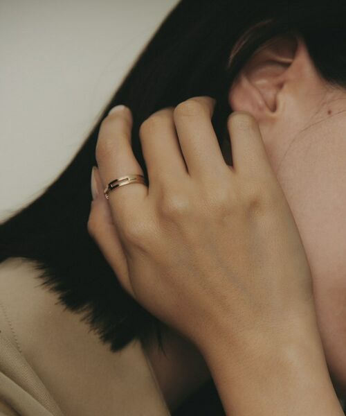 COCOSHNIK / ココシュニック リング | K10シフテッドオーバーラップ リング | 詳細7