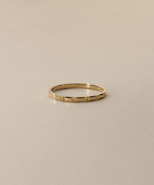COCOSHNIK / ココシュニック リング | K10レンガカット リング | 詳細1