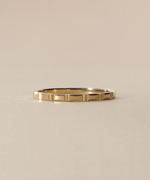 COCOSHNIK / ココシュニック リング | K10レンガカット リング | 詳細2