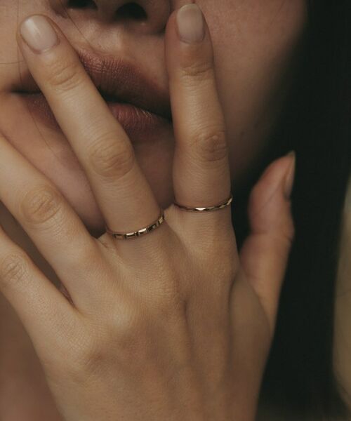 COCOSHNIK / ココシュニック リング | K10ダイヤカット リング | 詳細7