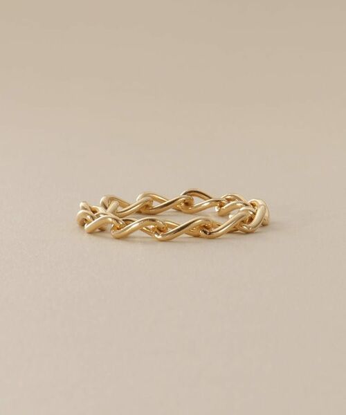 COCOSHNIK / ココシュニック リング | K18ロングキヘイチェーン リング | 詳細2