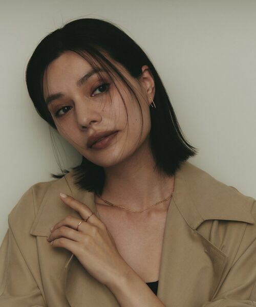 COCOSHNIK / ココシュニック ピアス・イヤリング | K10ダイヤモンド カーブライン フックピアス | 詳細6