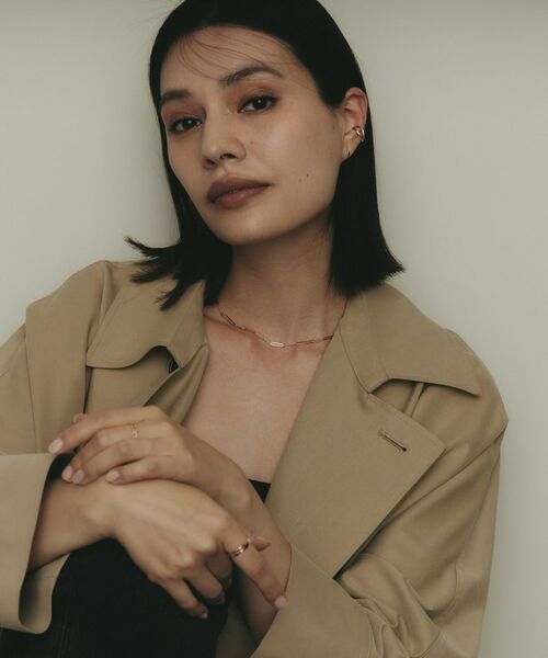 COCOSHNIK / ココシュニック ピアス・イヤリング | K10カーブライン スタッドピアス | 詳細6