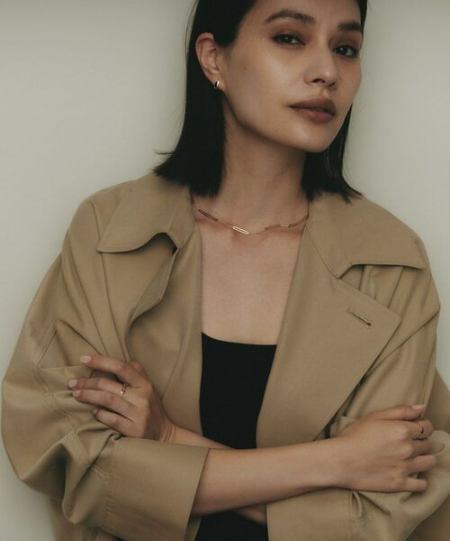 COCOSHNIK / ココシュニック ピアス・イヤリング | K10中空クッションカーブ スタッドピアス | 詳細6