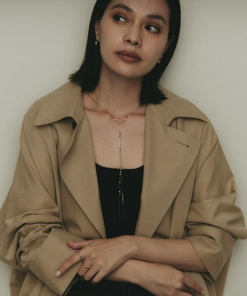 COCOSHNIK / ココシュニック ピアス・イヤリング | K10中空エッグシェイプ フックピアス | 詳細6