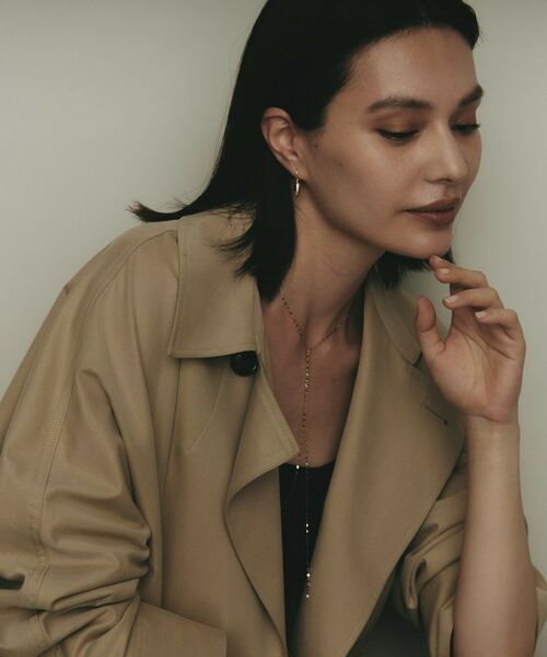 COCOSHNIK / ココシュニック ピアス・イヤリング | K10中空ドロップシェイプ フックピアス | 詳細7