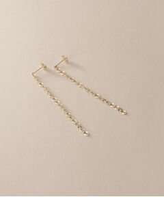 COCOSHNIK / ココシュニック ピアス・イヤリング | K10シースルーフラット スタッドピアス