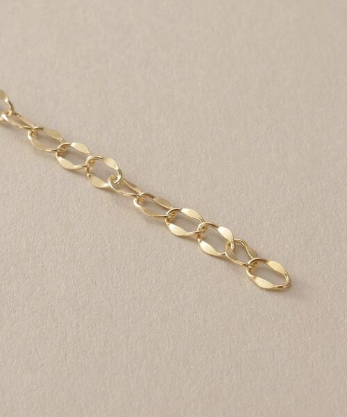 COCOSHNIK / ココシュニック ピアス・イヤリング | K10シースルーフラット スタッドピアス | 詳細3