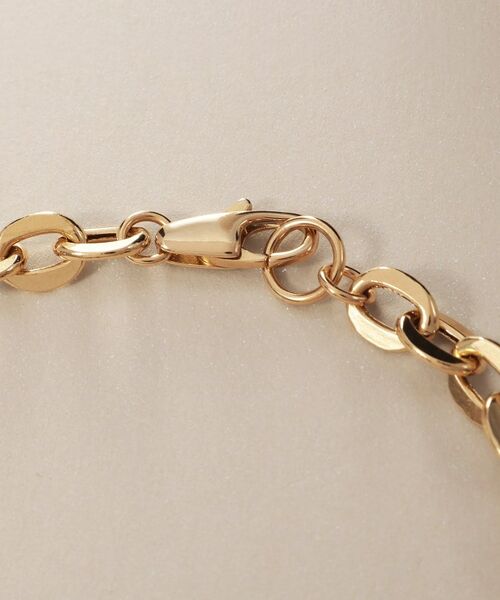 COCOSHNIK / ココシュニック ブレスレット・バングル | K18中空フラットアズキチェーン ブレスレットL | 詳細3