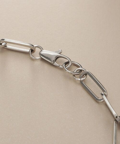 COCOSHNIK / ココシュニック ブレスレット・バングル | プラチナ 中空プリムケーブルチェーンXL（20cm） ブレスレット | 詳細3