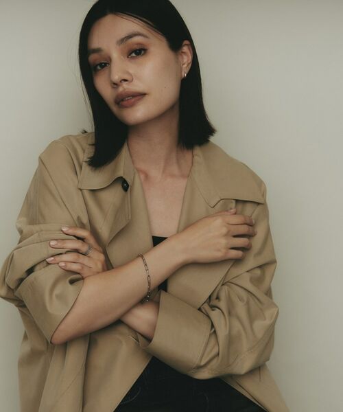 COCOSHNIK / ココシュニック ブレスレット・バングル | プラチナ 中空プリムケーブルチェーンXL（20cm） ブレスレット | 詳細6