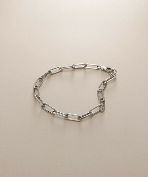 COCOSHNIK / ココシュニック ブレスレット・バングル | プラチナ 中空プリムケーブルチェーンXL ブレスレット | 詳細1