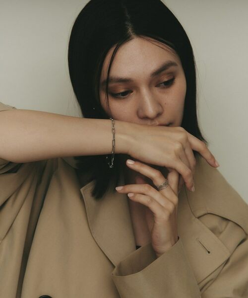 COCOSHNIK / ココシュニック ブレスレット・バングル | プラチナ 中空プリムケーブルチェーンXL ブレスレット | 詳細6