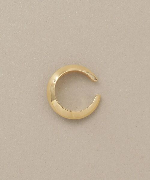 COCOSHNIK / ココシュニック ピアス・イヤリング | K10ダイヤモンド しのぎテーパード イヤーカフ | 詳細4