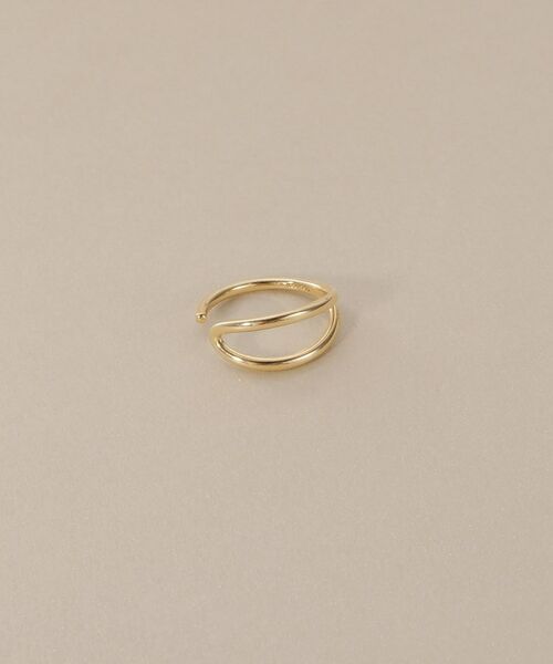 COCOSHNIK / ココシュニック ピアス・イヤリング | K10フォークドループ イヤーカフ | 詳細1