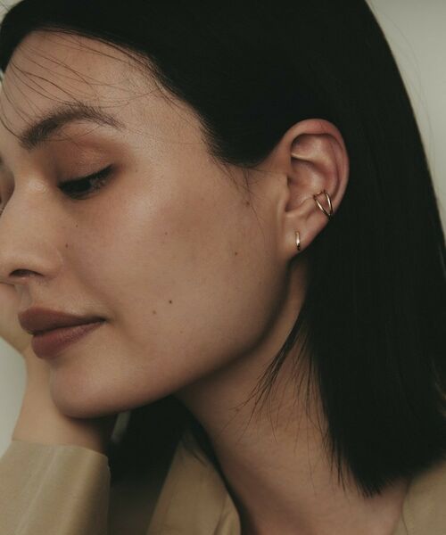 COCOSHNIK / ココシュニック ピアス・イヤリング | K10フォークドループ イヤーカフ | 詳細8