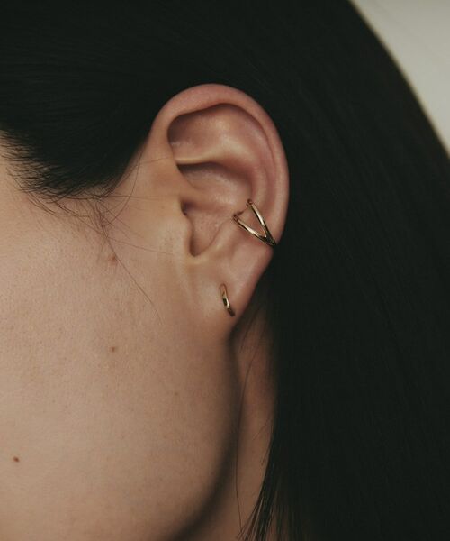 COCOSHNIK / ココシュニック ピアス・イヤリング | K10フォークドループ イヤーカフ | 詳細9