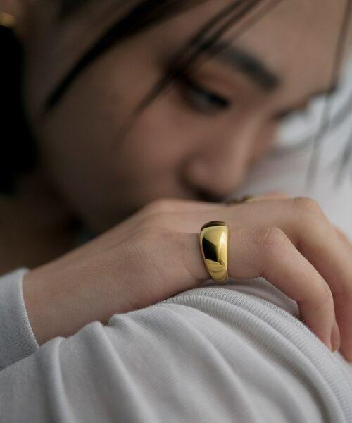 COCOSHNIK / ココシュニック リング | シルバー ドームピンキーリング GP | 詳細6