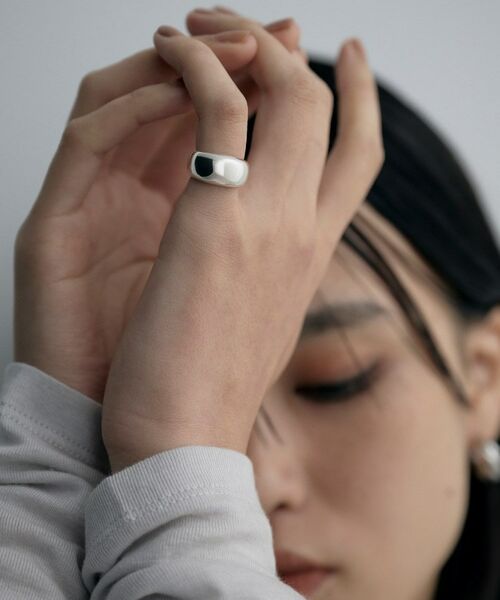 COCOSHNIK / ココシュニック リング | シルバー ドームピンキーリング | 詳細6