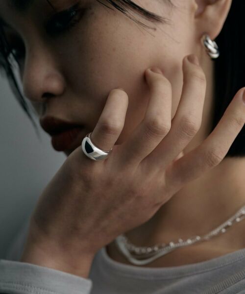 COCOSHNIK / ココシュニック リング | シルバー ドームピンキーリング | 詳細7