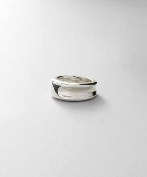 COCOSHNIK / ココシュニック リング | シルバー コンケイブピンキーリング | 詳細1