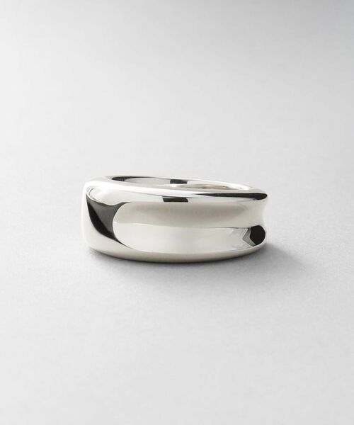 COCOSHNIK / ココシュニック リング | シルバー コンケイブピンキーリング | 詳細2