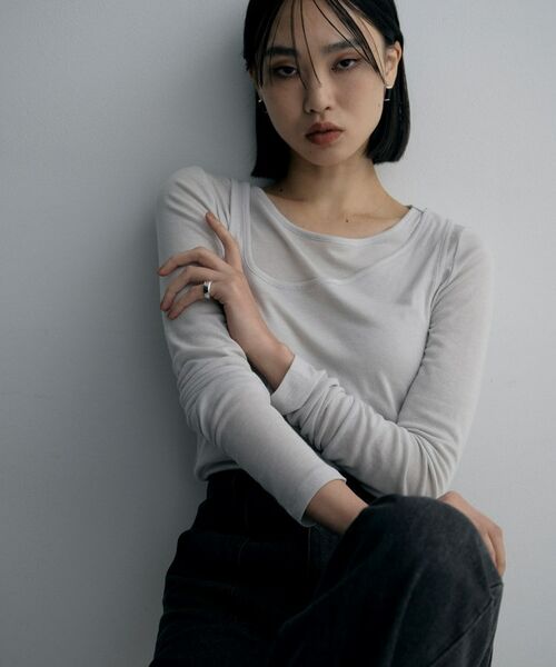 COCOSHNIK / ココシュニック リング | シルバー コンケイブピンキーリング | 詳細5