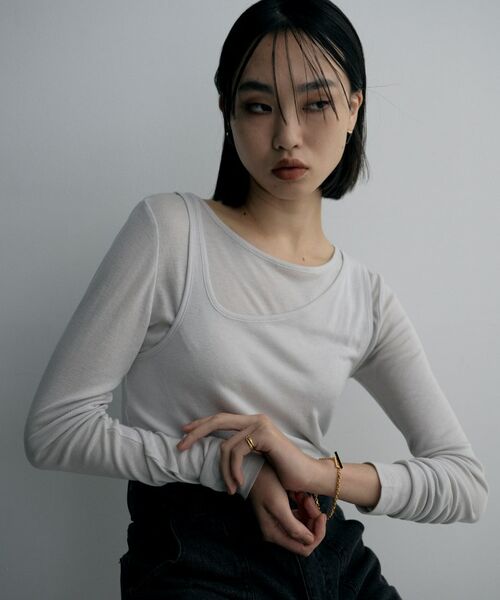 COCOSHNIK / ココシュニック リング | シルバー 5レイヤーズピンキーリング GP | 詳細5