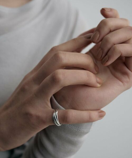 COCOSHNIK / ココシュニック リング | シルバー 5レイヤーズピンキーリング | 詳細6