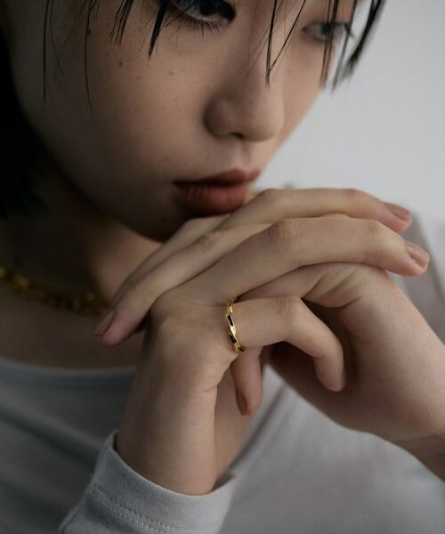 COCOSHNIK / ココシュニック リング | シルバー スクリューピンキーリング GP | 詳細6