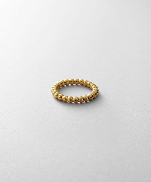 COCOSHNIK / ココシュニック リング | シルバー ボールラインピンキーリング GP | 詳細1