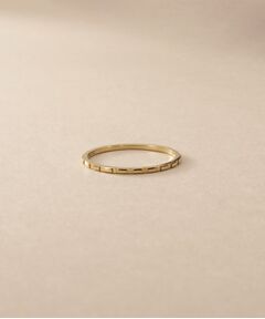 COCOSHNIK / ココシュニック リング | K10スキニーリング リニアタイル