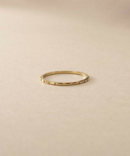 COCOSHNIK / ココシュニック リング | K10スキニーリング リニアタイル | 詳細1