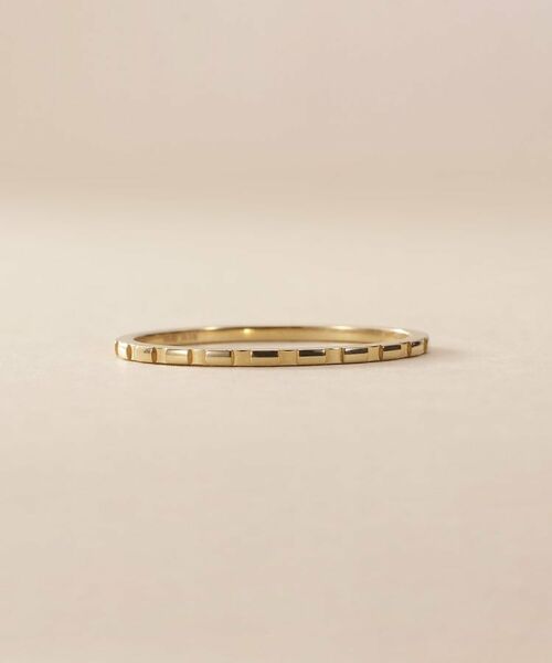 COCOSHNIK / ココシュニック リング | K10スキニーリング リニアタイル | 詳細2