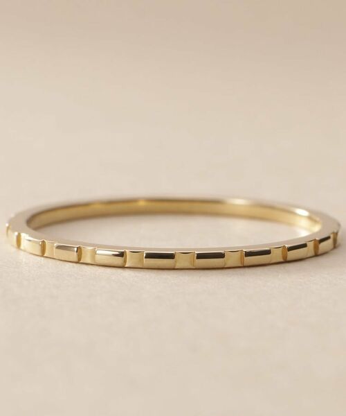 COCOSHNIK / ココシュニック リング | K10スキニーリング リニアタイル | 詳細4