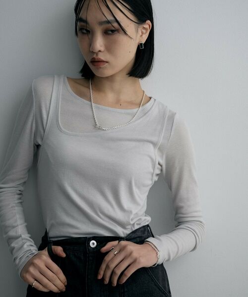 COCOSHNIK / ココシュニック ピアス・イヤリング | シルバー オニキス バケットカットスタッドピアス | 詳細7