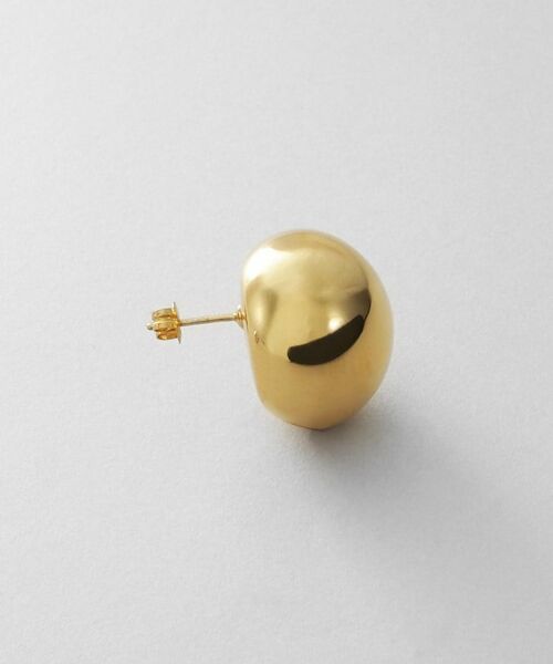 COCOSHNIK / ココシュニック ピアス・イヤリング | シルバー ホロウラウンドクッションピアス GP | 詳細2