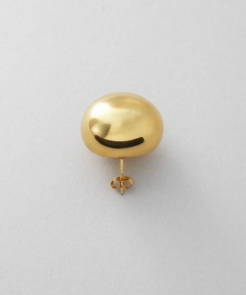 COCOSHNIK / ココシュニック ピアス・イヤリング | シルバー ホロウラウンドクッションピアス GP | 詳細3