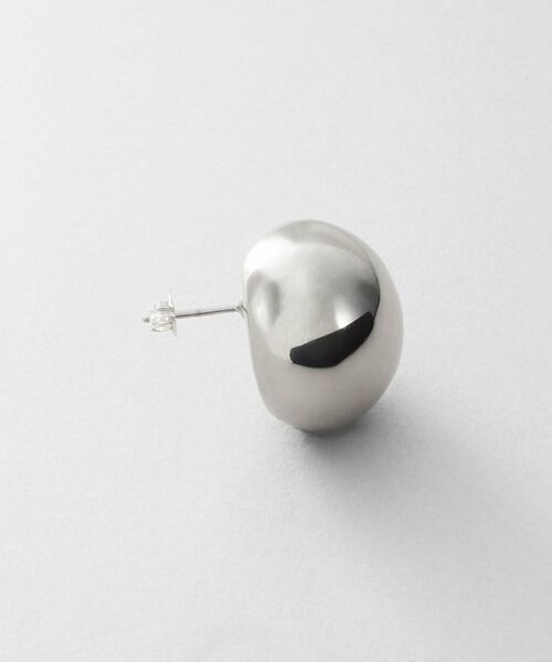 COCOSHNIK / ココシュニック ピアス・イヤリング | シルバー ホロウラウンドクッションピアス | 詳細2