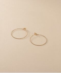 COCOSHNIK / ココシュニック ピアス・イヤリング | K10カットボールフープピアス