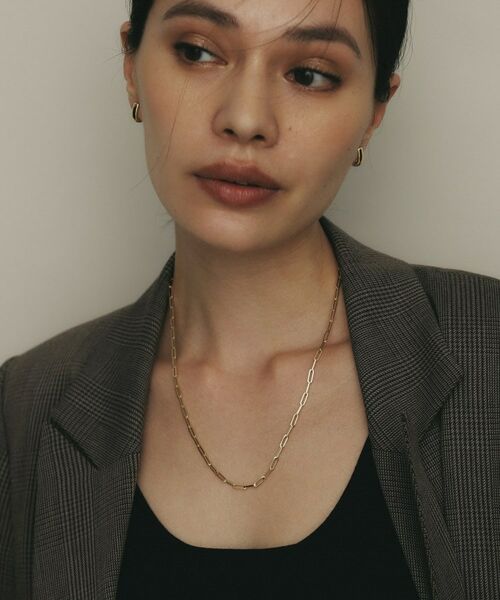 COCOSHNIK / ココシュニック ネックレス・ペンダント・チョーカー | K18中空イタリアングメット ネックレスS（50cm） | 詳細7