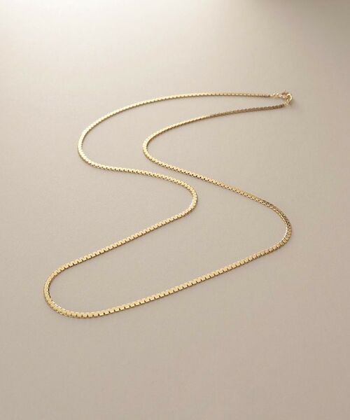 COCOSHNIK / ココシュニック ネックレス・ペンダント・チョーカー | K10スーパーベネフラット ネックレス（50cm） | 詳細1